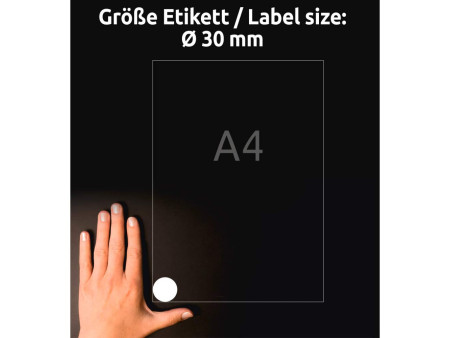 AVERY Zweckform Etiquette d'identification, diamètre: 30 mm