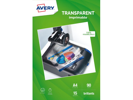AVERY Zweckform Films pour imprimantes jet d'encre, A4