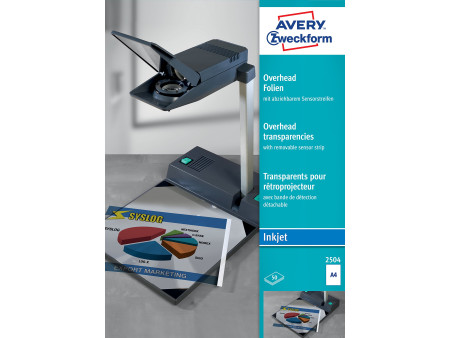 AVERY Zweckform Transparents pour rétroprojecteur A4, clair