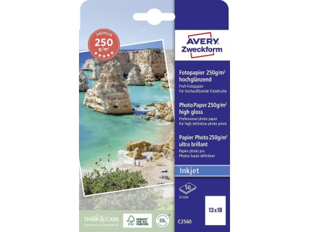 AVERY Zweckform Papier photo Inkjet PREMIUM, 13 x 18 cm