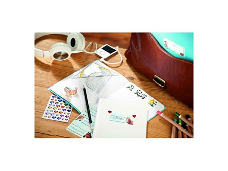 ZDesign SCHOOL Etiquettes livres 'bordures', couleur