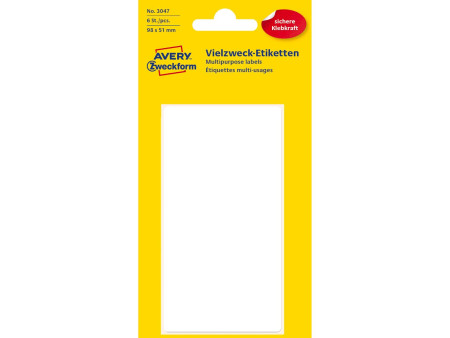 AVERY Zweckform Etiquette multi-usage, 98 x 51 mm, blanc