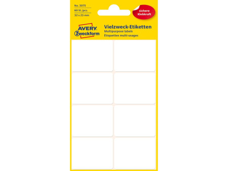 AVERY Zweckform Etiquette multi-usage, 32 x 23 mm, blanc