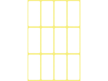 AVERY Zweckform Etiquette multi-usage, 38 x 18 mm, blanc