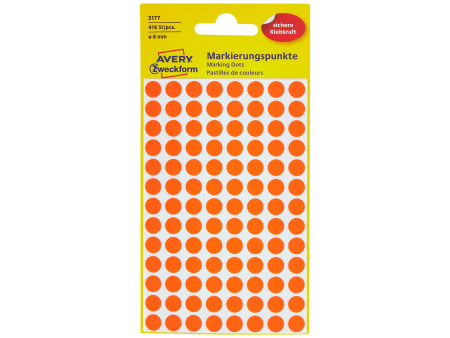 AVERY Zweckform Pastille de couleur, diamètre 8 mm