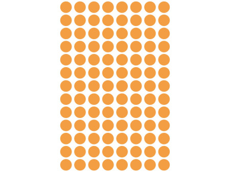 AVERY Zweckform Pastille de couleur, diamètre 8 mm, orange