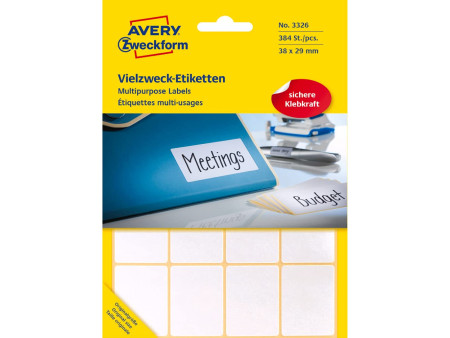 AVERY Zweckform Etiquette multi-usage, 38 x 29 mm, blanc