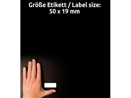 AVERY Zweckform Etiquette multi-usage, 50 x 19 mm, blanc