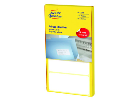 AVERY Zweckform Etiquette d'adresse, 89 x 36 mm, zigzag