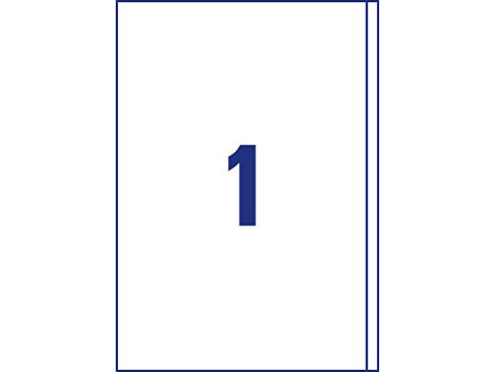 AVERY Zweckform Etiquette universelle, 200 x 297 mm, blanc