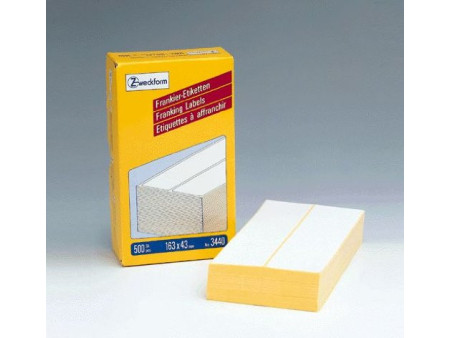 AVERY Zweckform Etiquette à affranchir, 163 x 43 mm, double