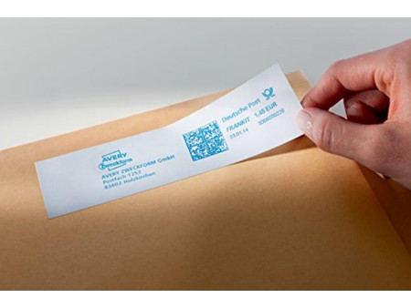 AVERY Zweckform Etiquette à affranchir, 138 x 48 mm, double