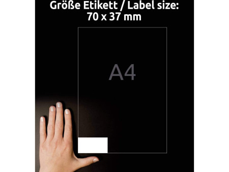 AVERY Zweckform Etiquette universelle, 70 x 37 mm, blanc