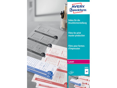 AVERY Zweckform Film pour formes d'impression, A4