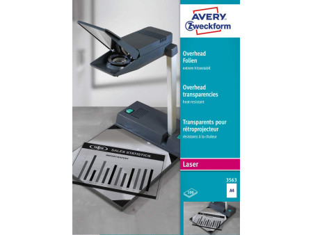 AVERY Zweckform Transparents pour rétroprojecteur, A4, clair
