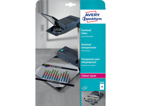 AVERY Zweckform Film pour rétroprojecteur, A4, transparent
