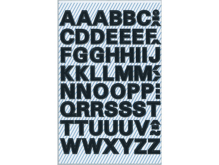 AVERY Zweckform Stickers de lettres, lettres A-Z, noir