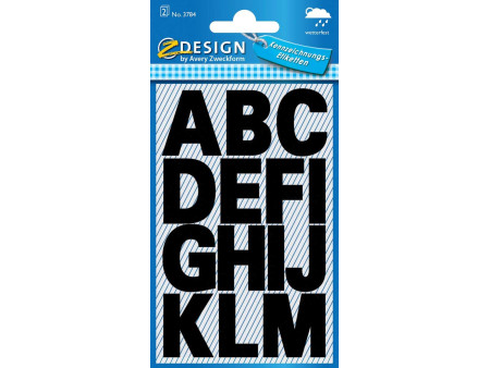 AVERY Zweckform Stickers de lettres, lettres A-Z, noir