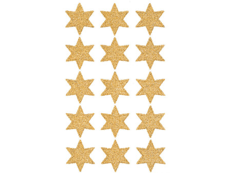 AVERY Zweckform Stickers de Noël ZDesign 'étoiles', or