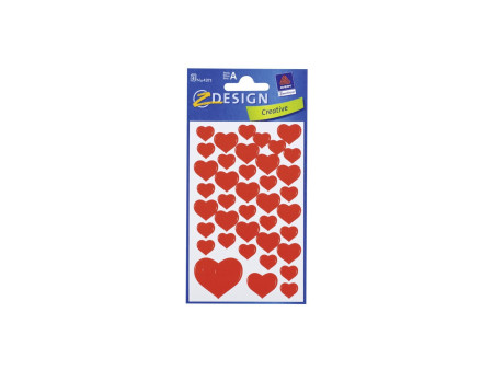 AVERY Zweckform ZDesign CREATIVE Sticker 'coeurs'