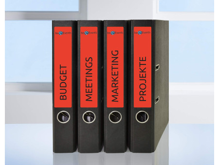 AVERY Zweckform Etiquette pour dos de classeur, rouge