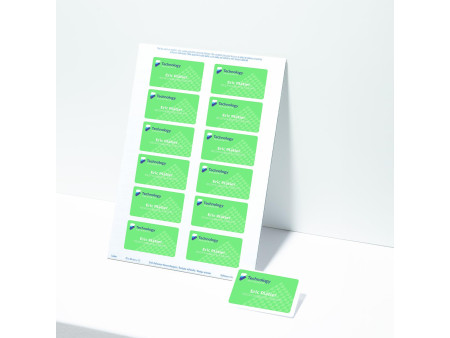 AVERY Zweckform Etiquette pour badge, 80 x 50 mm, blanc
