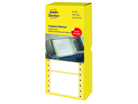 AVERY Zweckform Etiquette ordinateur, continu,88,9 x 48,4 mm