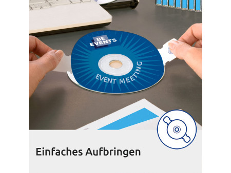 AVERY Zweckform Etiquette CD/DVD ClassicSize, blanc