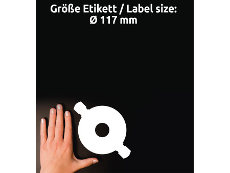 AVERY Zweckform Etiquette CD ClassicSize, blanc, brillant
