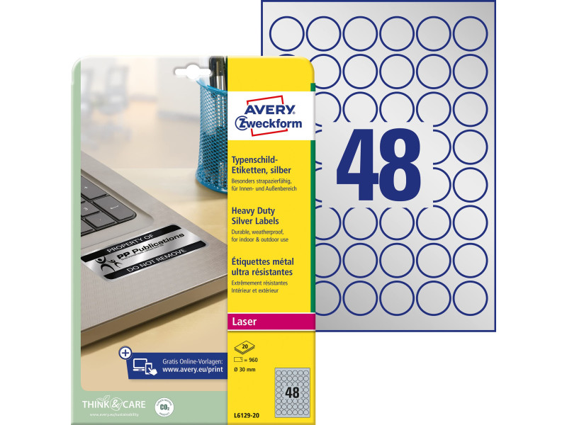 AVERY Zweckform Etiquette d'identification, argent
