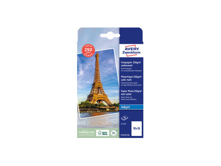 AVERY Zweckform Papier photo jet d'encre PREMIUM, 10 x 15 cm