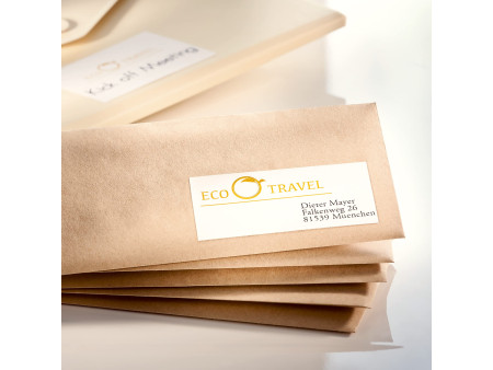 AVERY Zweckform Etiquette d'adresse recyclée, 99,1 x 38,1 mm