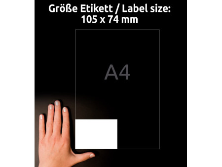 AVERY Zweckform Etiquettes multi-usage recyclées