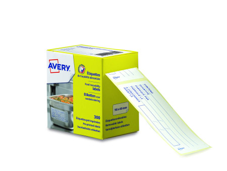 AVERY Etiquette de traçabilité alimentaire, 98 x 40 mm