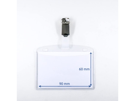 AVERY Porte-badge à pince, 90 x 60 mm