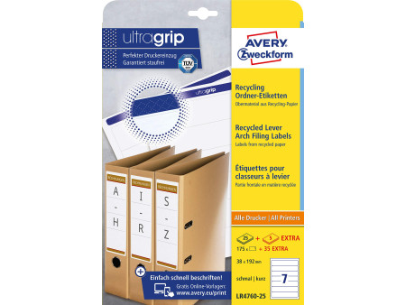 AVERY Zweckform Etiquettes recyclées pour dos de classeur