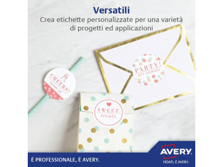 AVERY Zweckform Etiquette universelle, 63,5 x 46,6 mm, blanc
