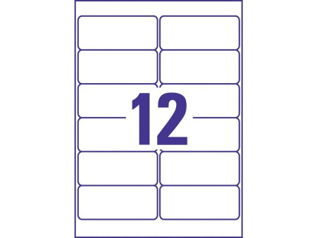 AVERY Zweckform Etiquette universelle, 99,1 x 42,3 mm, blanc