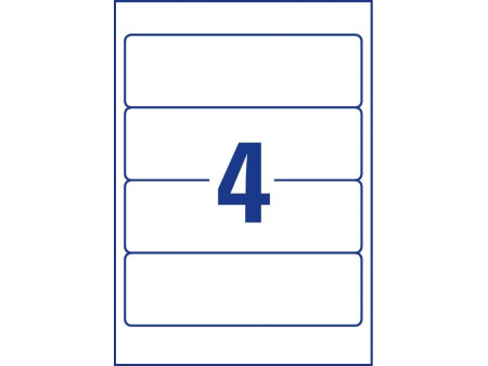AVERY Zweckform Etiquette pour dos de classeur, 61 x 192 mm