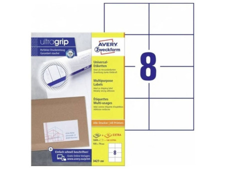 AVERY Zweckform Etiquette universelle, 105 x 74 mm, blanc