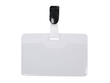 pavo Porte-badge, avec clip, 60 x 90 mm, transparent
