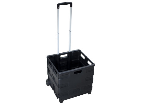 pavo Chariot de transport avec bac rabattable, charge 20 kg