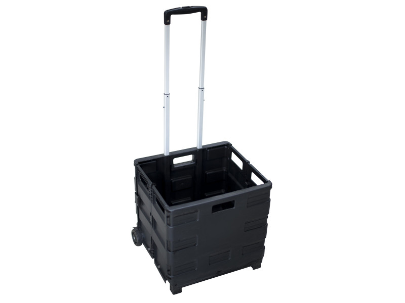 pavo Chariot de transport avec bac rabattable, charge 20 kg