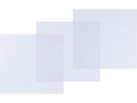 pavo Plats de couverture, A4, PVC, 0,20 mm, transparent