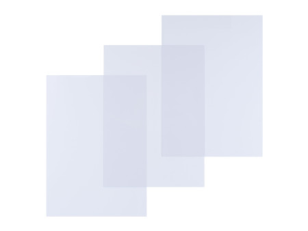 pavo Plats de couverture, A3, PVC, 0,15 mm, transparent