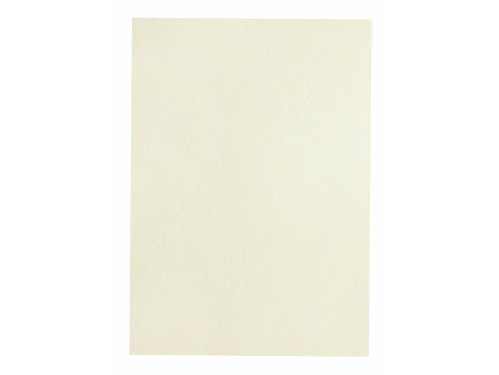 pavo Plats de couverture, grain cuir, A4, blanc