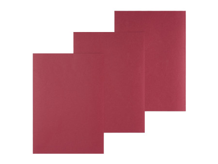pavo Plats de couverture, grain cuir, A4, rouge