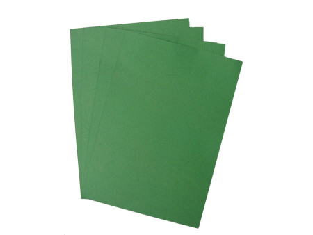 pavo Plats de couverture, grain cuir, A4, vert forêt