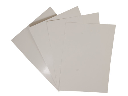 pavo Plats de couverture Chromolux, brillant, A4, blanc