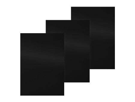 pavo Plats de couverture Chromolux, brillant, A4, noir